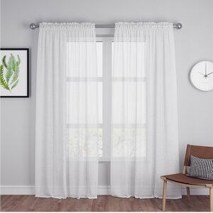 Classic White Sheer Curtains